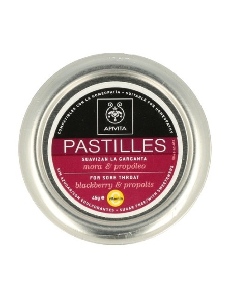 APVITA PASTILLAS DE MORA Y PROPOLEO
