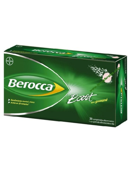 BEROCCA BOOST 30 COMPRIMIDOS EFERVESCENTES