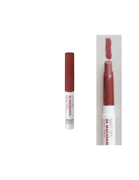 LIPSTICK MATT LIPS COLOR 06 MACADAMIA