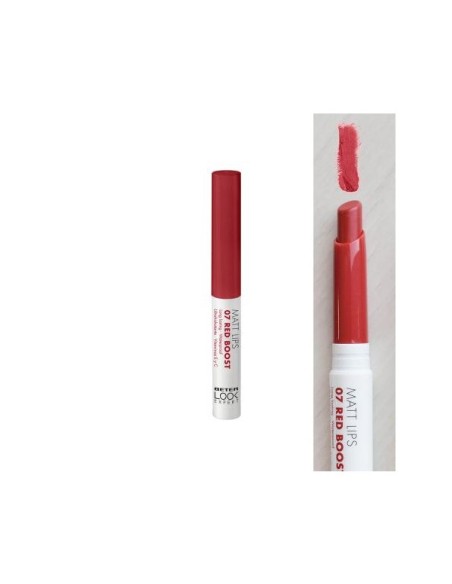 LIPSTICK MATT LIPS COLOR 07 RED BOOST