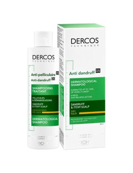 DERCOS TECHNIQUE ANTICASPA SECA 200 ML