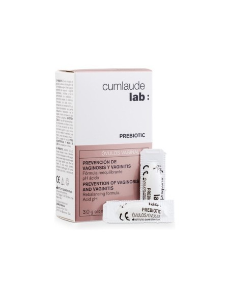 CUMLAUDE LAB: PREBIOTIC OVULOS 10 OVULOS VAGINALES