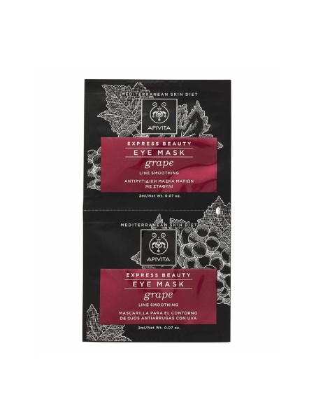 EXPRESS BEAUTY MASCARILLA PARA EL CONTORNO DE OJOS DE OJOS CON UVA