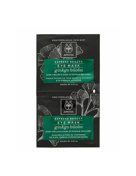 EXPRESS BEAUTY MASCARILLA PARA EL CONTORNO DE OJO CON GINGKI BILOBA