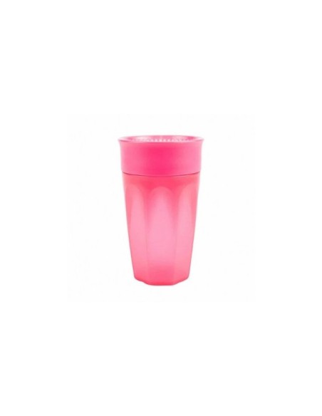 VASO 360 SIN BOQUILLA SIN ASAS ROSA 300 ML
