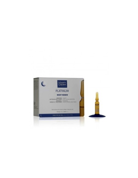 MARTIDERM PLATINUM NIGHT RENEW 10 AMPOLLAS