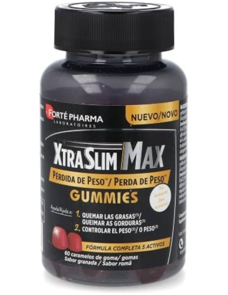 XTRASLIM MAX GUMMIES 60 CARAMELOS DE GOMA