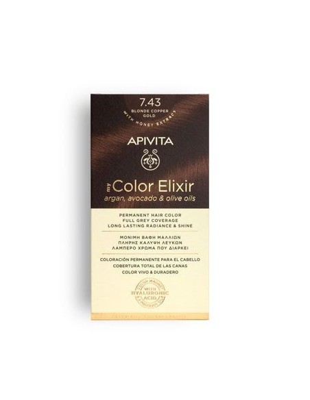 APIVITA MY COLOR ELIXIR TINTE Nº 7.43