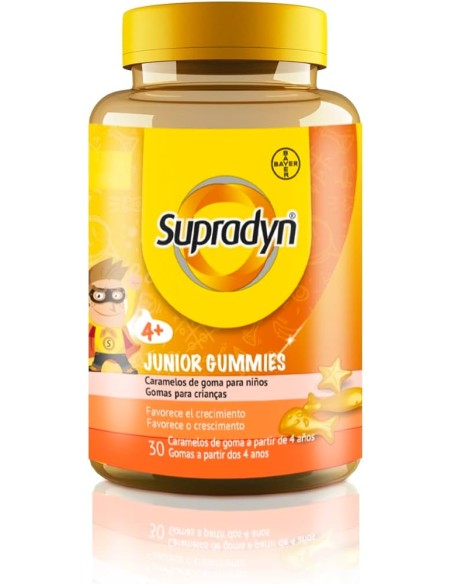 SUPRADYN JUNIOR GUMMIES CARAMELOS DE GOMA 30 UNIDADES