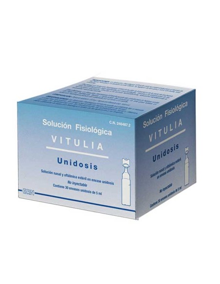SOLUCION FISIOLOGICA VITULIA 5 ML 30 UNIDADES