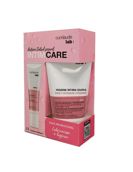 CUM LAUDE RUTINA SALUD SEXUAL LUBRICANTE+HIGIENE INTIMA DIARIA