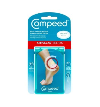 COMPEED AMPOLLAS HIDROCOLOIDE T- MED 5 UNIDADES