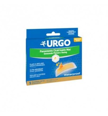 URGO APOSITO MIEL 7,5X4,5CM 5UNIDADES