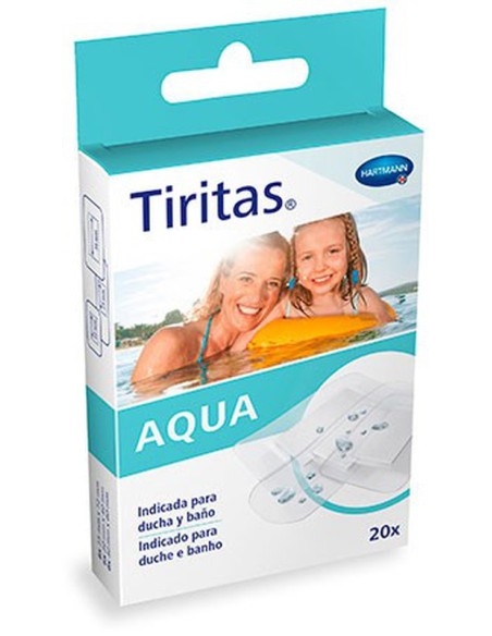 TIRITAS AQUA APOSITO ADHESIVO 3 TAMAÑOS 20 UNIDADES