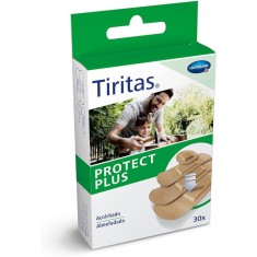 TIRITAS PROTECT PLUS APOSITO ADHESIVO 30 UNIDADES 4 TAMAÑOS