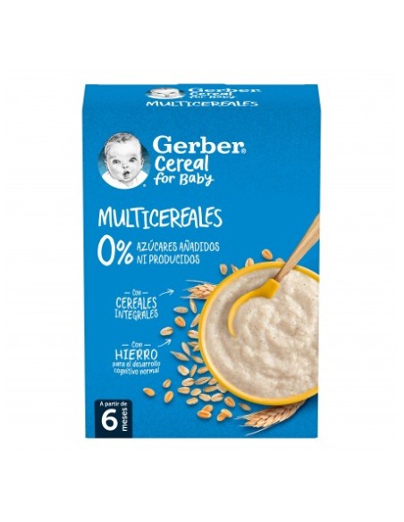 GERBER MULTICEREALES 0% AZUCARES AÑADIDOS 270G