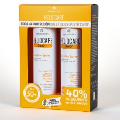 PACK DUPLO HELIOCARE 360 SPRAY INVISIBLE SPF50 200ML