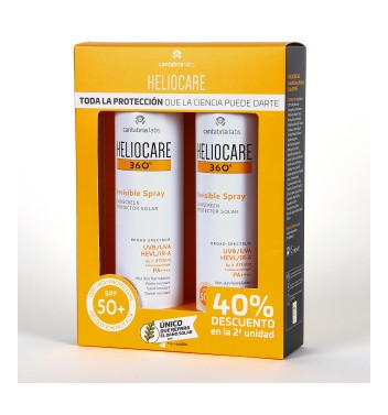 PACK DUPLO HELIOCARE 360 SPRAY INVISIBLE SPF50...