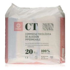 COMPRESAS TOCOLOGICAS MATERNITY ALGODON 20 UNIDADES