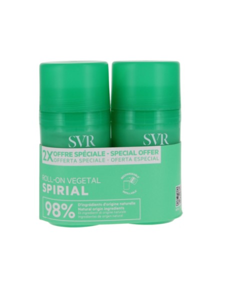 SVR SPIRIAL DUO VEGETAL ROLL ON 2X50ML