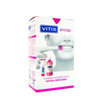 VITIS PACK ENCIAS PASTA 100ML + COLUTORIO 500ML