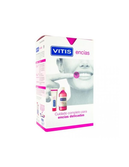 VITIS PACK ENCIAS PASTA 100ML + COLUTORIO 500ML