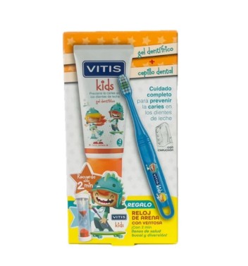 VITIS KIDS GEL DENTIFRICO 50ML + CEPILLO +...