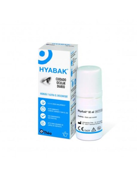 HYABAK SOLUCION HIDRATANTE LENTES DE CONTACTO 10