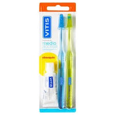 VITIS ACCESS MEDIO DUPLO CEPILLO DENTAL ADULTO