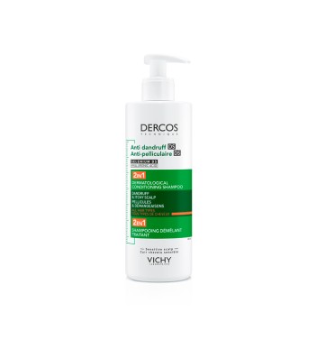 DERCOS CHAMPU ANTICASPA 2 EN 1 390ML