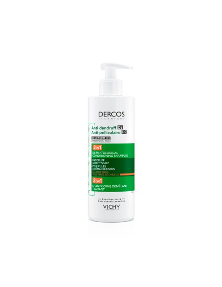 DERCOS CHAMPU ANTICASPA 2 EN 1 390ML