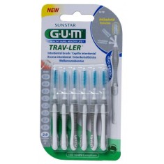 CEPILLO INTERDENTAL GUM 1618 TRAV-LER 2.0 MM 6 U