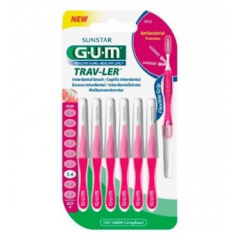 CEPILLO INTERDENTAL VIAJE GUM 1612 TRAV-LER CILINDRICO...