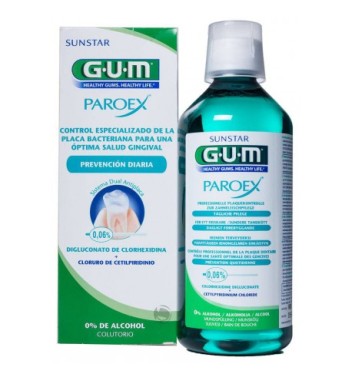 GUM PAROEX PREVENCION COLUTORIO 500 ML
