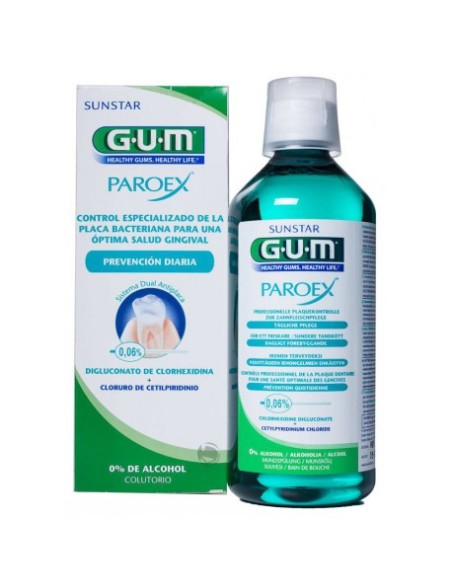 GUM PAROEX PREVENCION COLUTORIO 500 ML