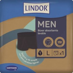 CALZONCILLO BOXER PARA INCONTINENCIA MÁS LAVABLE HOMBRE...