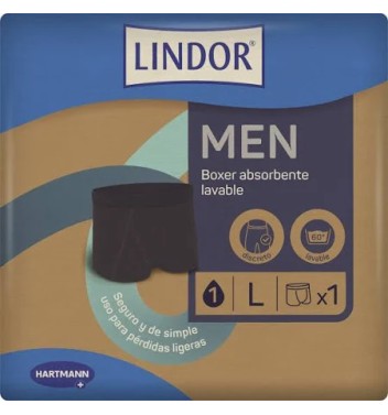 CALZONCILLO BOXER PARA INCONTINENCIA MÁS...