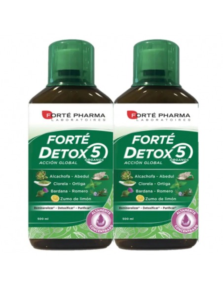 FORTE DETOX 5 ORGANOS PACK DUO