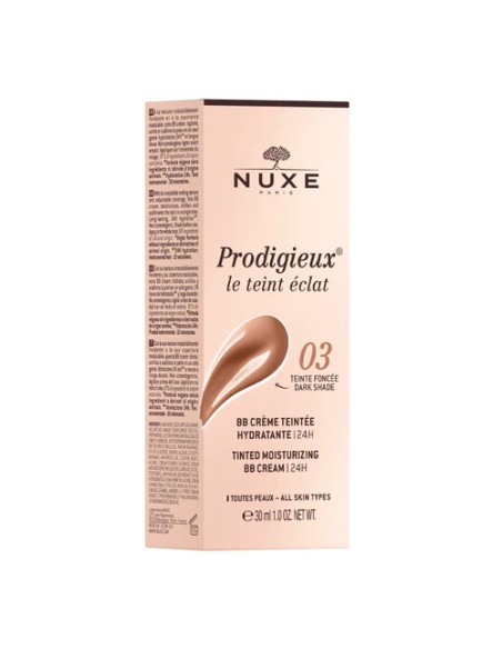 NUXE PRODIGIEUX BB CREAM HIDRATANTE CON COLOR TONO OSCURO 03 30ML