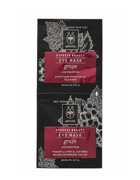 express beauty mascarilla para el contorno de ojos con uva