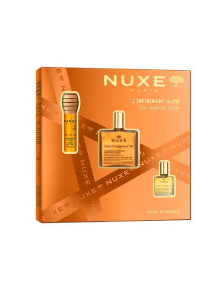 NUXE COFRE THE INFINITE GLOW HUELE PRIDIGEUSE OR