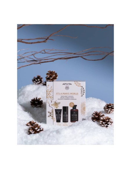 APIVITA PROMO IT´S A MAN´S WORLD FACE AND BODY