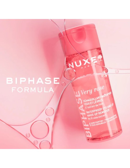 NUXE VERY ROSE EYE MAKE UP BIPHASE WATERPROOF 100ML