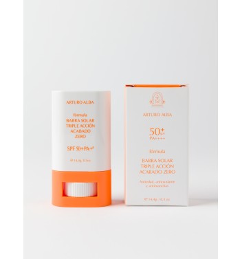 ARTURO ALBA BARRA SOLAR TRIPLE ACCION SPF50 +
